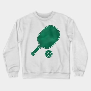 Pickleball Green Crewneck Sweatshirt